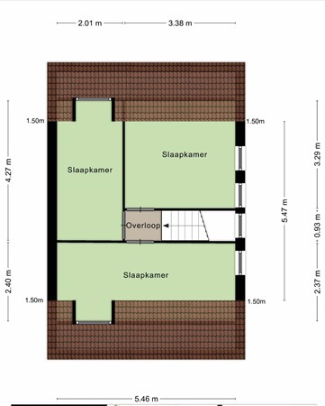 Floorplan - De Vennen 84, 9541 LC Vlagtwedde